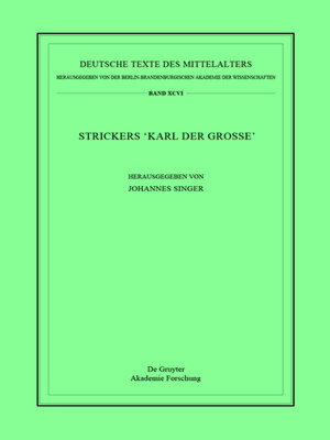 cover image of Strickers Karl der Große